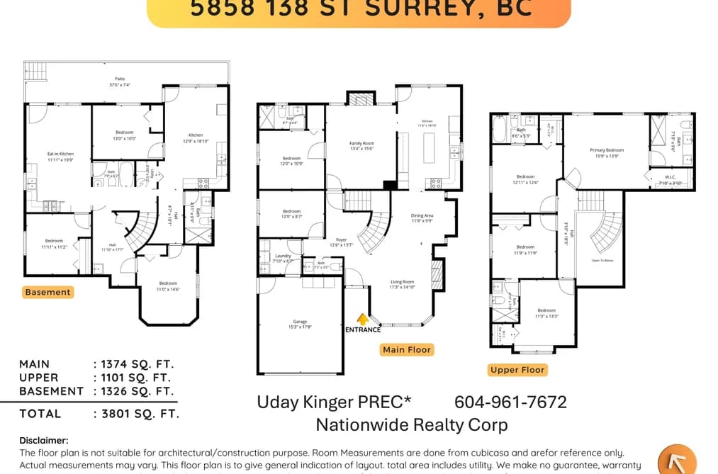 5858 138 STREET, Surrey, BC — Residential for Sale - Photo 2