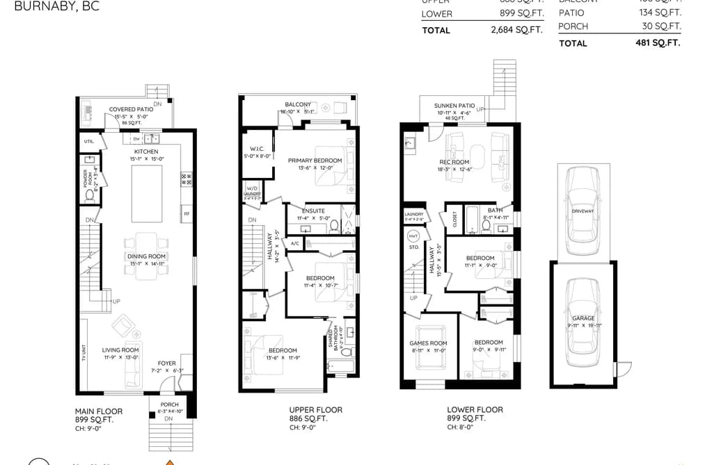 1 7822 GOODLAD STREET, Burnaby, BC — Residential for Sale - Photo 2
