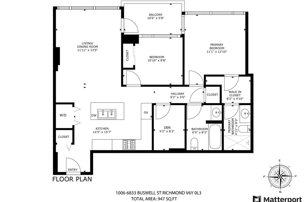 1006 6833 BUSWELL STREET, Richmond, BC — Residential for Sale - Main Photo