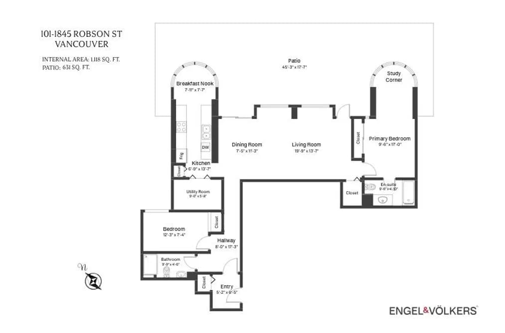 101 1845 ROBSON STREET, Vancouver, BC — Residential for Sale - Main Photo