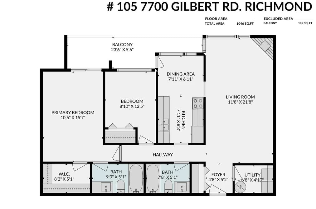 105 7700 GILBERT ROAD, Richmond, BC — Residential for Sale - Photo 2