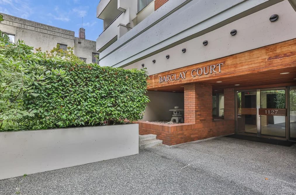 1102 1127 BARCLAY STREET, Vancouver, BC — Residential for Sale - Photo 2