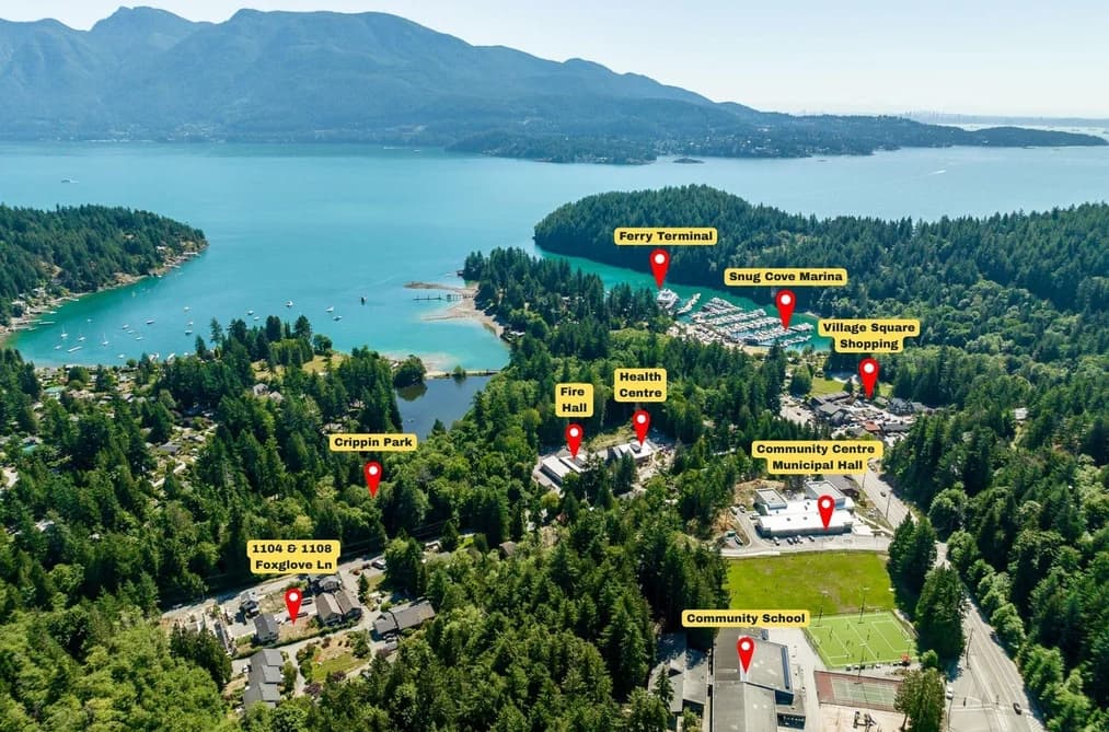 1104-1108 FOXGLOVE LANE, Bowen Island, BC — Land for Sale - Main Photo