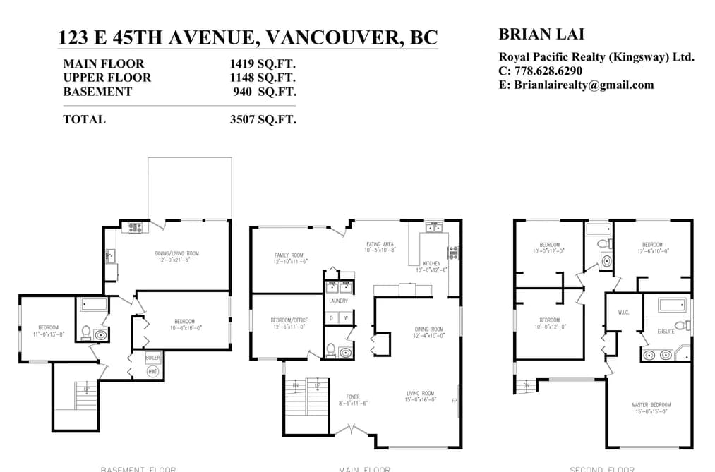 123 E 45TH AVENUE, Vancouver, BC — Residential for Sale - Photo 2