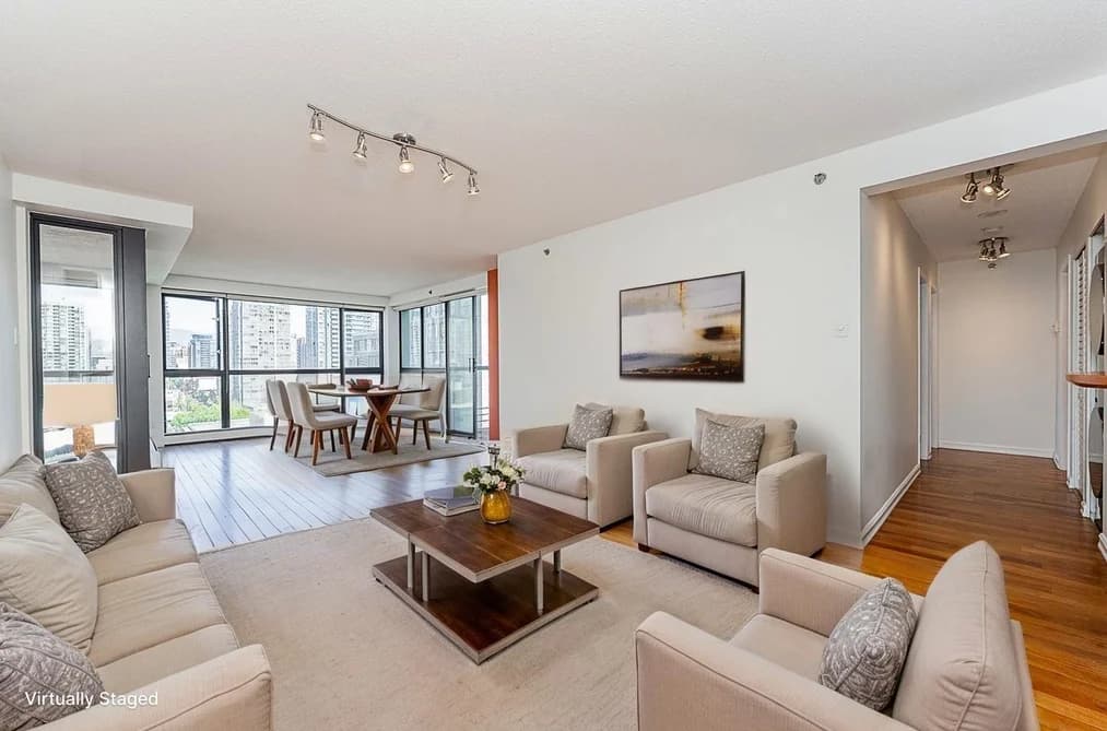 1304 283 DAVIE STREET, Vancouver, BC — Residential for Sale - Main Photo
