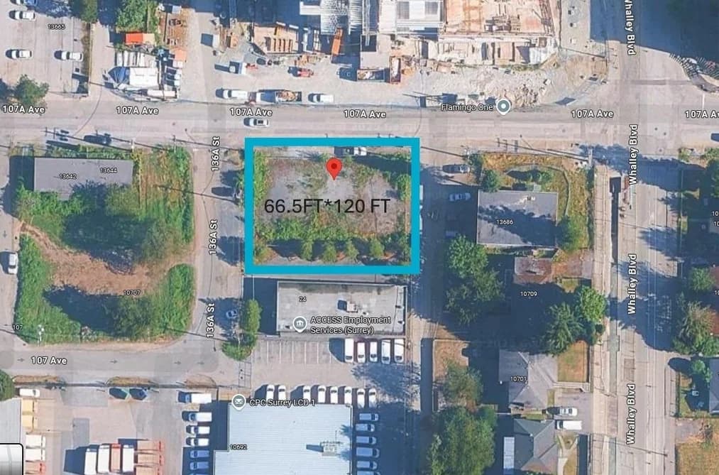 13678 107A AVENUE, Surrey, BC — Land for Sale - Main Photo