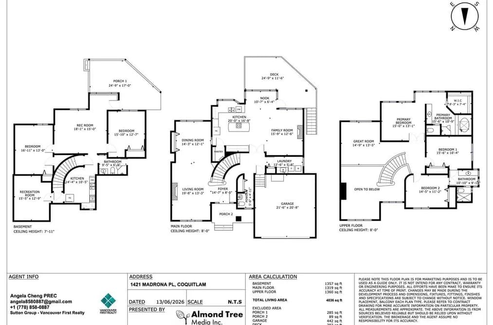 1421 MADRONA PLACE, Coquitlam, BC — Residential for Sale - Photo 2