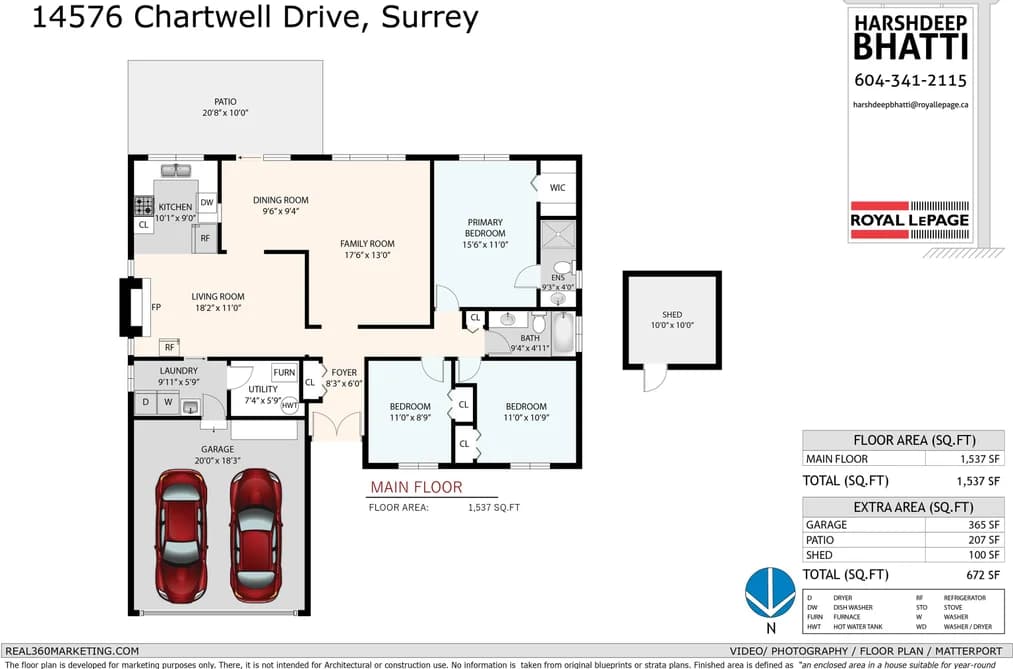 14576 CHARTWELL DRIVE, Surrey, BC — Residential for Sale - Photo 2