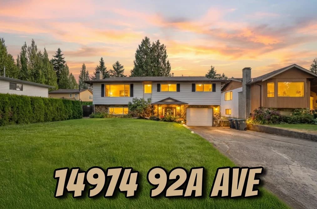 14974 92A AVENUE, Surrey, BC — Residential for Sale - Main Photo