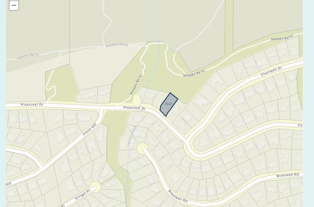 1547 PINECREST DRIVE, West Vancouver, BC — Land for Sale - Main Photo