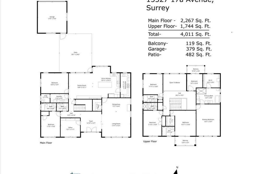 15527 17A AVENUE, Surrey, BC — Residential for Sale - Photo 2