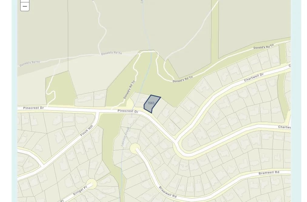 1565 PINECREST DRIVE, West Vancouver, BC — Land for Sale - Main Photo
