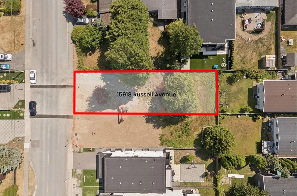 15918 RUSSELL AVENUE, White Rock, BC — Land for Sale - Main Photo