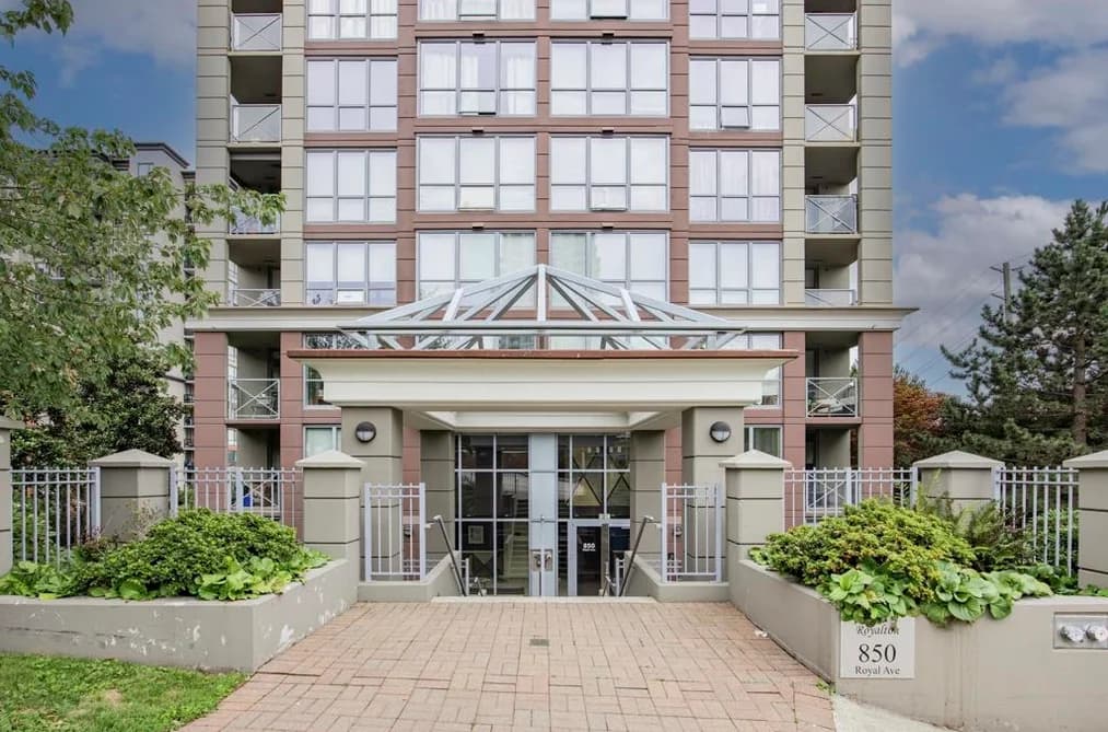 1604 850 ROYAL AVENUE, New Westminster, BC — Residential for Sale - Main Photo