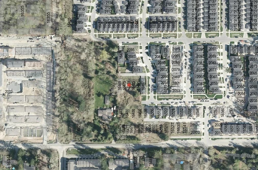 16481 20A AVENUE, Surrey, BC — Land for Sale - Main Photo
