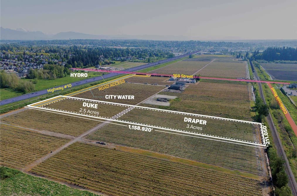 16623 COLEBROOK ROAD, Surrey, BC — Land for Sale - Main Photo