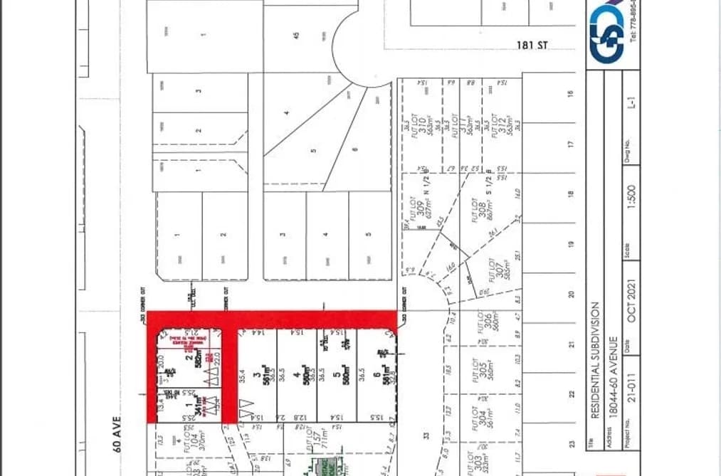 18044 60 AVENUE, Surrey, BC — Land for Sale - Main Photo