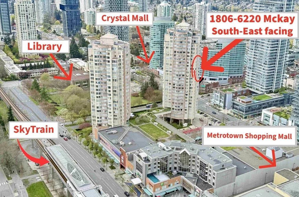 1806 6220 MCKAY AVENUE, Burnaby, BC — Residential for Sale - Main Photo