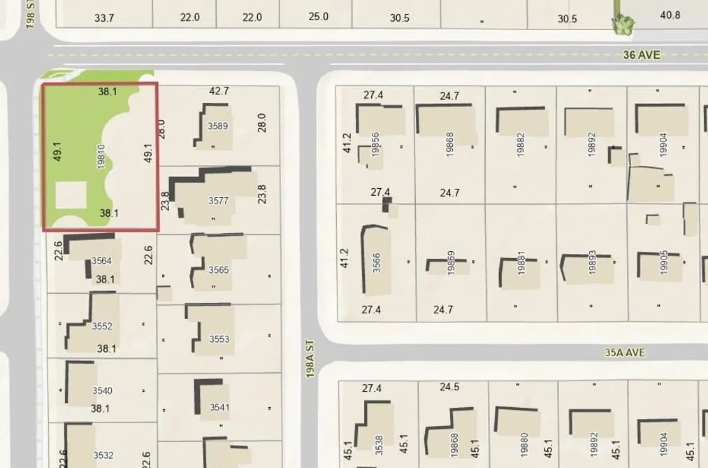19810 36 AVENUE, Langley, BC — Land for Sale - Main Photo