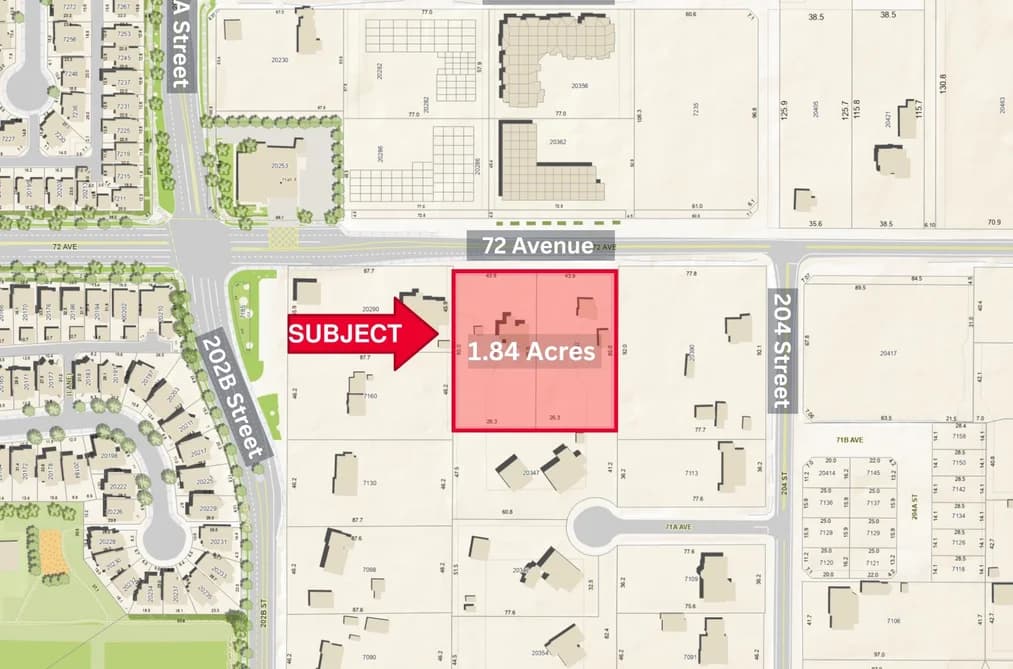 20326-20350 72 AVENUE, Langley, BC — Land for Sale - Photo 2