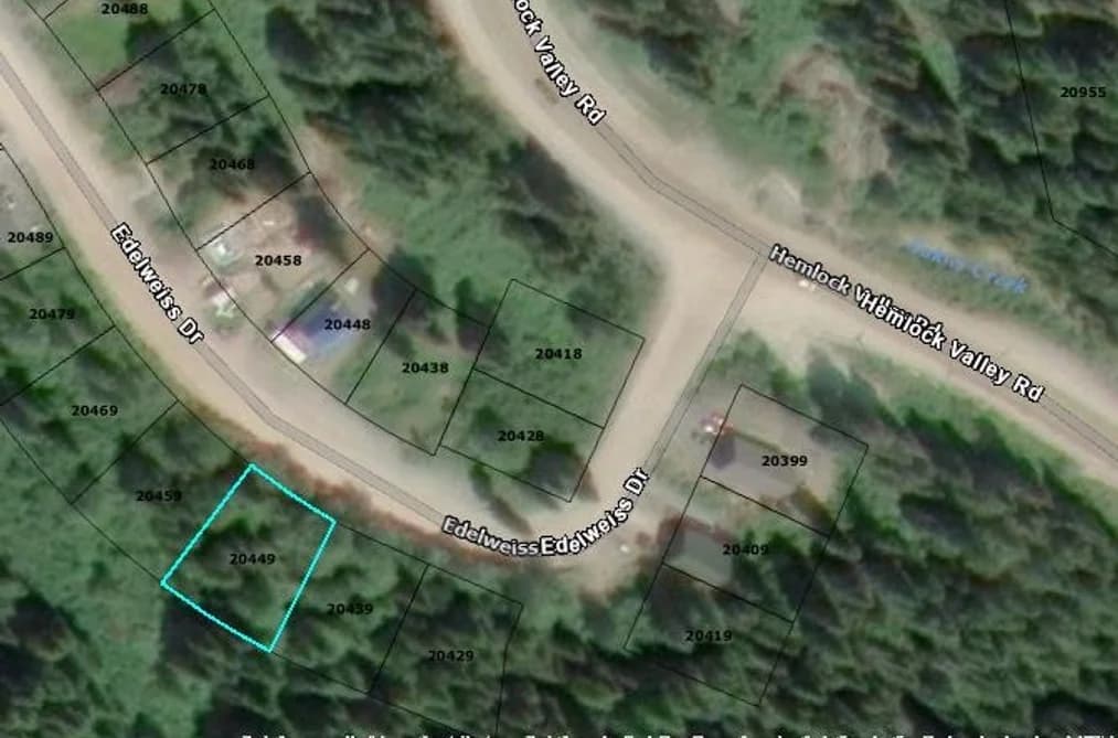 20449 EDELWEISS DRIVE, Mission, BC — Land for Sale - Main Photo