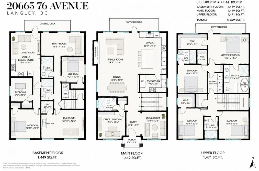 20665 76 AVENUE, Langley, BC — Residential for Sale - Photo 2