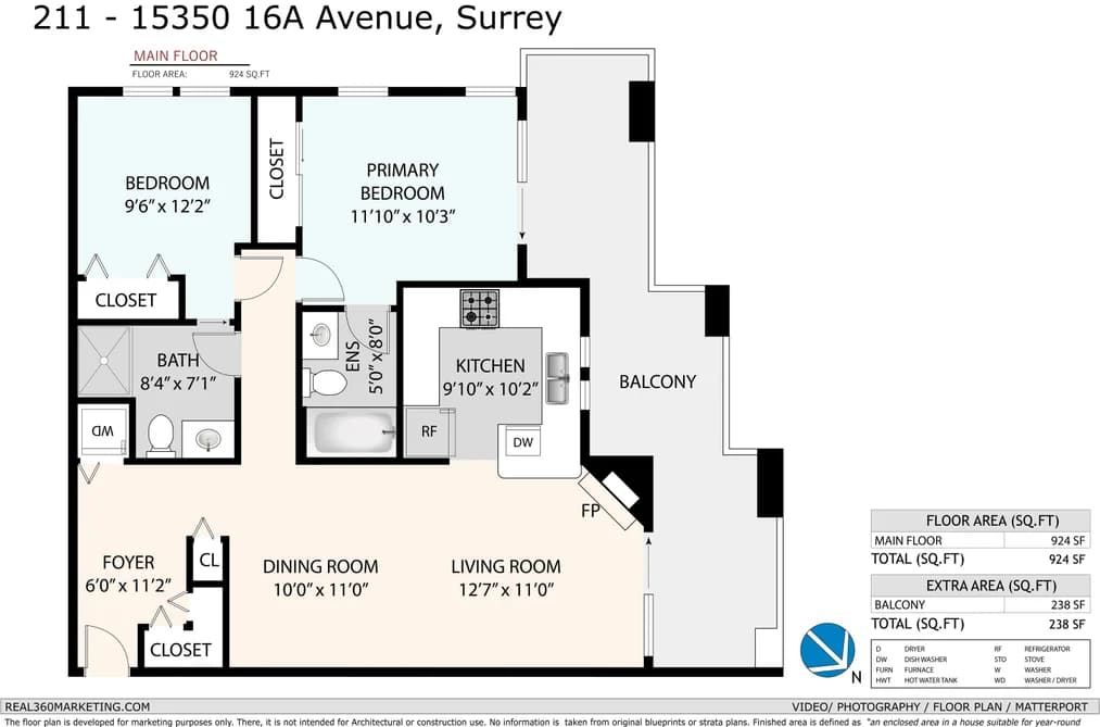 211 15350 16A AVENUE, Surrey, BC — Residential for Sale - Photo 2