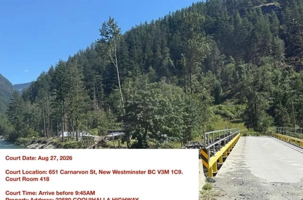 22580 COQUIHALLA HIGHWAY, Hope, BC — Land for Sale - Main Photo