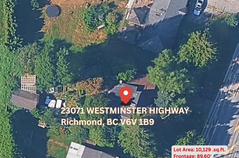 23071 WESTMINSTER HIGHWAY, Richmond, BC — Residential for Sale - Main Photo