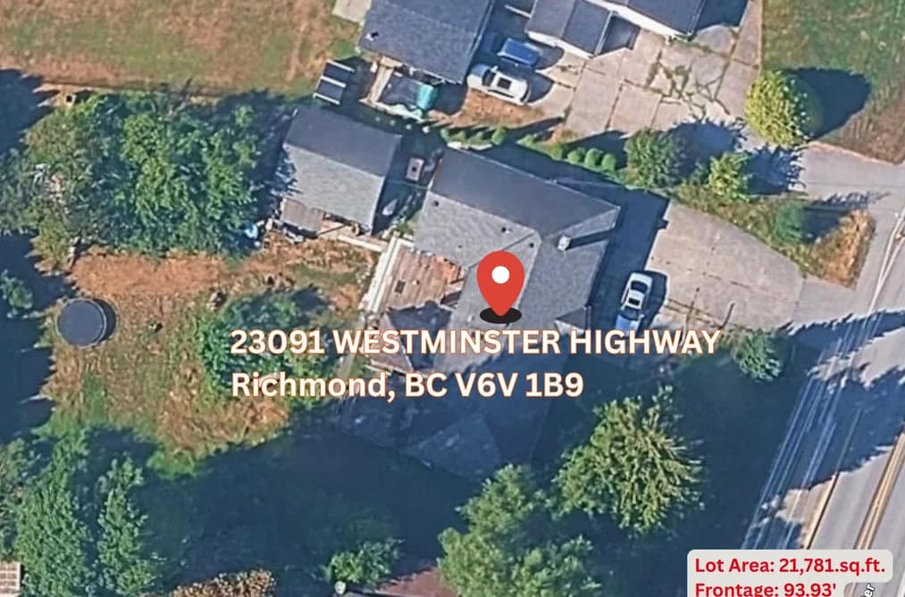 23091 WESTMINSTER HIGHWAY, Richmond, BC — Residential for Sale - Main Photo