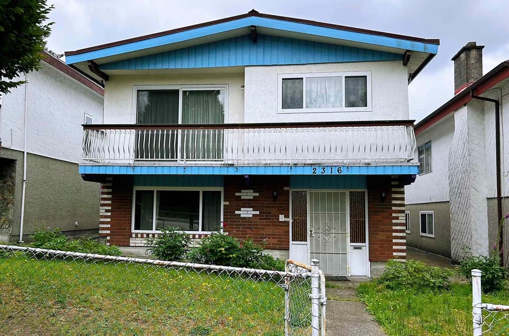 2316 E 1ST AVENUE, Vancouver, BC — Residential for Sale - Main Photo
