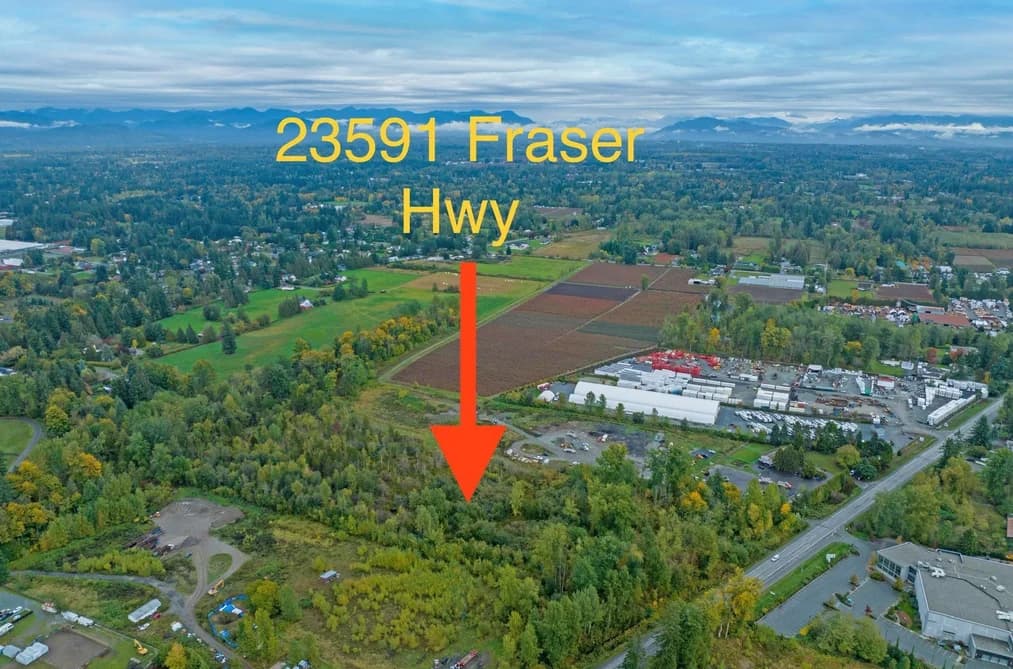 23591 FRASER HIGHWAY, Langley, BC — Land for Sale - Main Photo