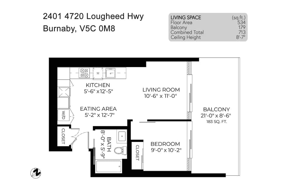 2401 4720 LOUGHEED HIGHWAY, Burnaby, BC — Residential for Sale - Photo 2