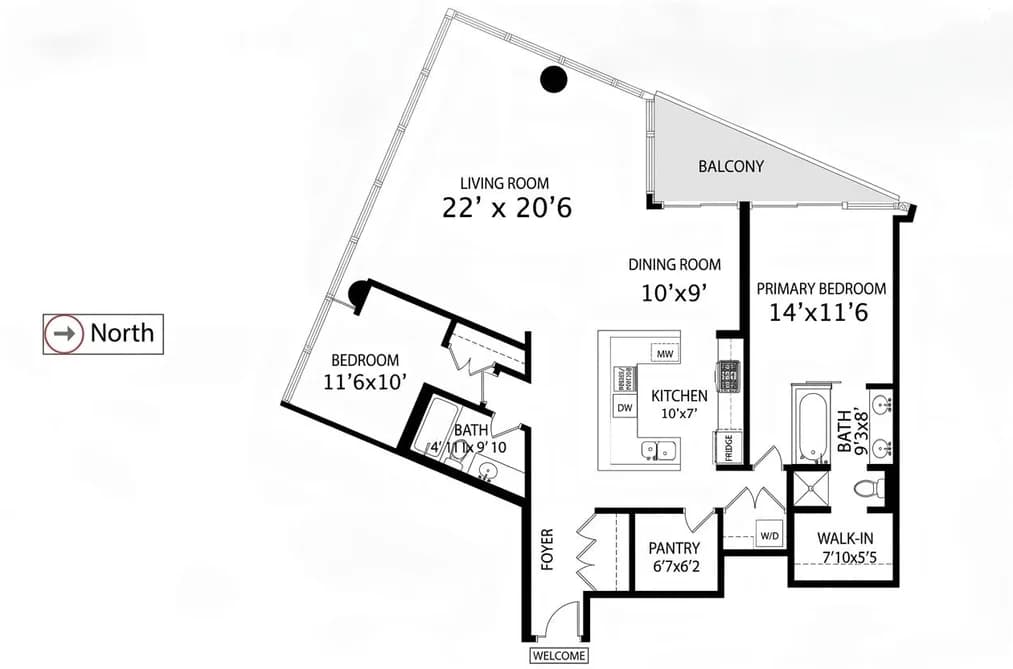 2403 1077 W CORDOVA STREET, Vancouver, BC — Residential for Sale - Photo 2