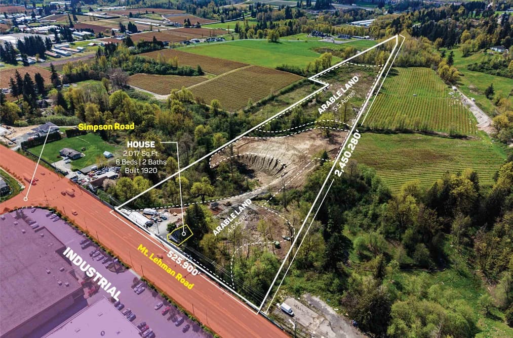 2475 MT. LEHMAN ROAD, Abbotsford, BC — Residential for Sale - Main Photo