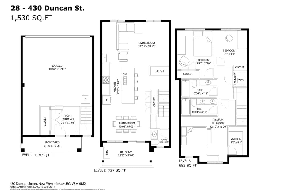 28 430 DUNCAN STREET, New Westminster, BC — Residential for Sale - Photo 2