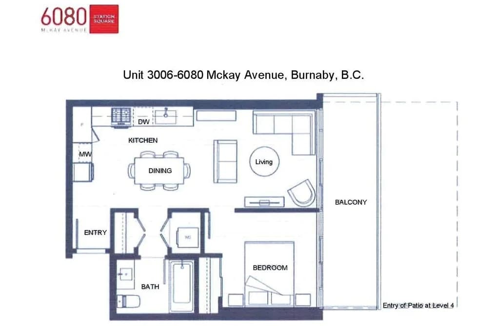 3006 6080 MCKAY AVENUE, Burnaby, BC — Residential for Sale - Main Photo