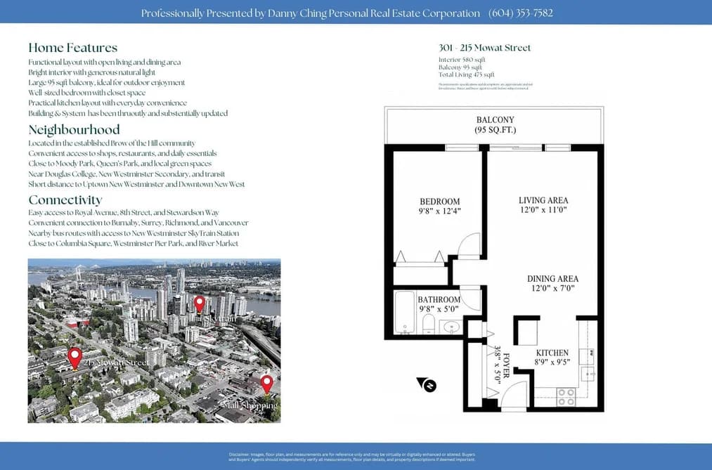 301 215 MOWAT STREET, New Westminster, BC — Residential for Sale - Photo 2