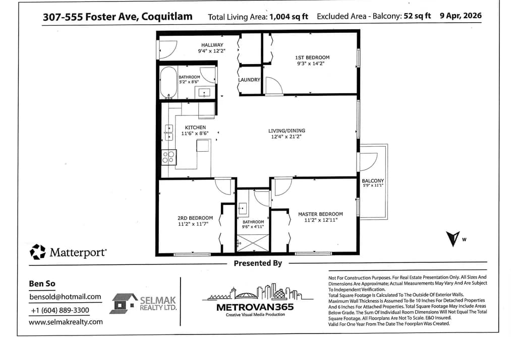 307 555 FOSTER AVENUE, Coquitlam, BC — Residential for Sale - Photo 2