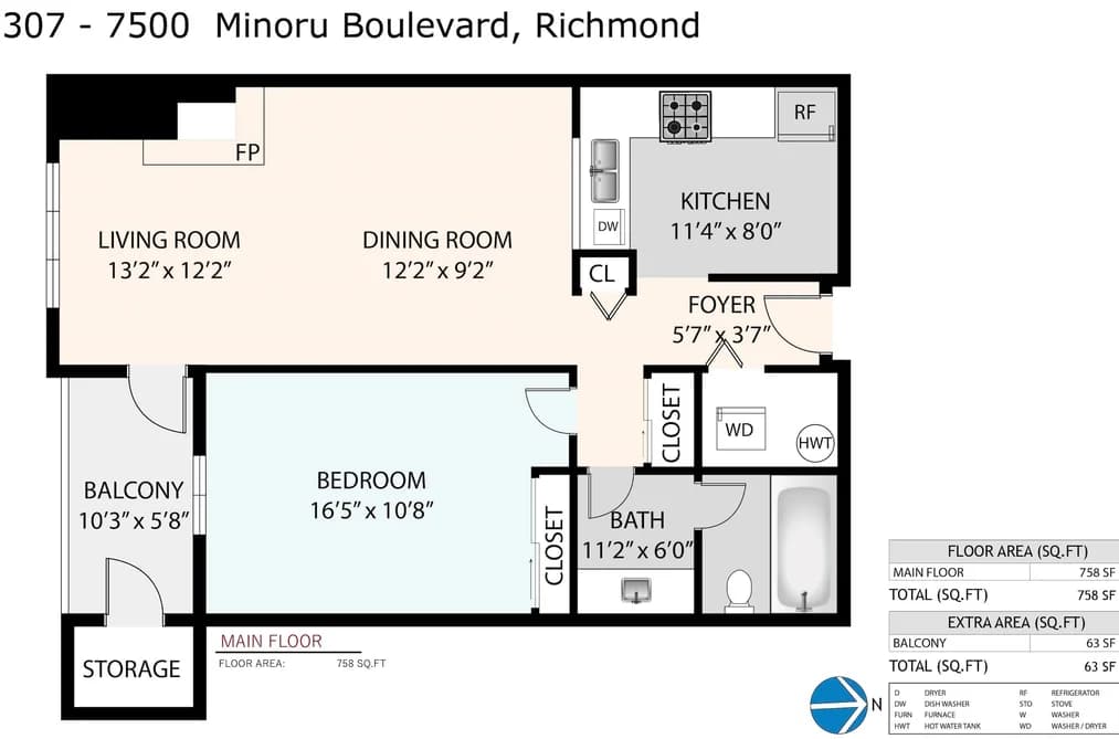 307 7500 MINORU BOULEVARD, Richmond, BC — Residential for Sale - Photo 2