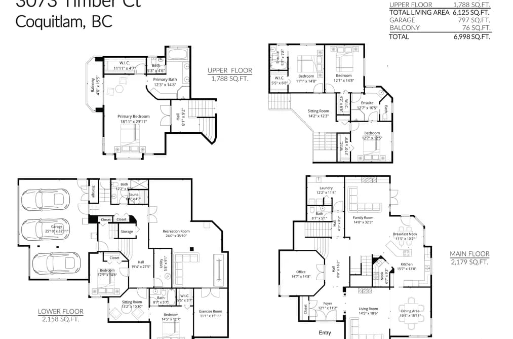 3073 TIMBER COURT, Coquitlam, BC — Residential for Sale - Main Photo