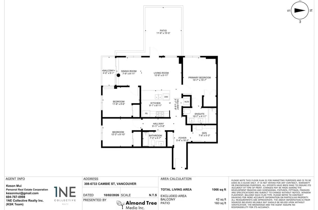 308 6733 CAMBIE STREET, Vancouver, BC — Residential for Sale - Main Photo