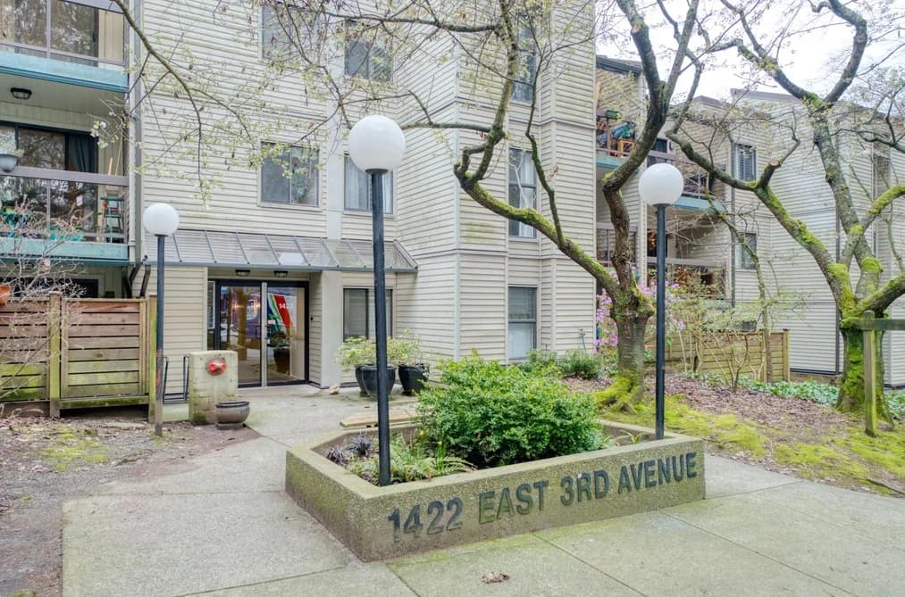 309 1422 E 3RD AVENUE, Vancouver, BC — Residential for Sale - Main Photo