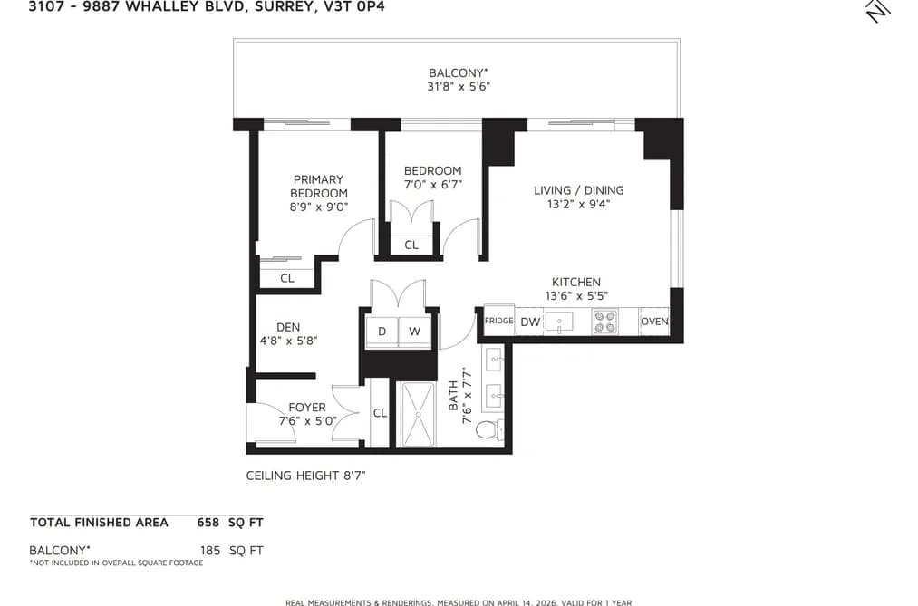 3107 9887 WHALLEY BOULEVARD, Surrey, BC — Residential for Sale - Photo 2