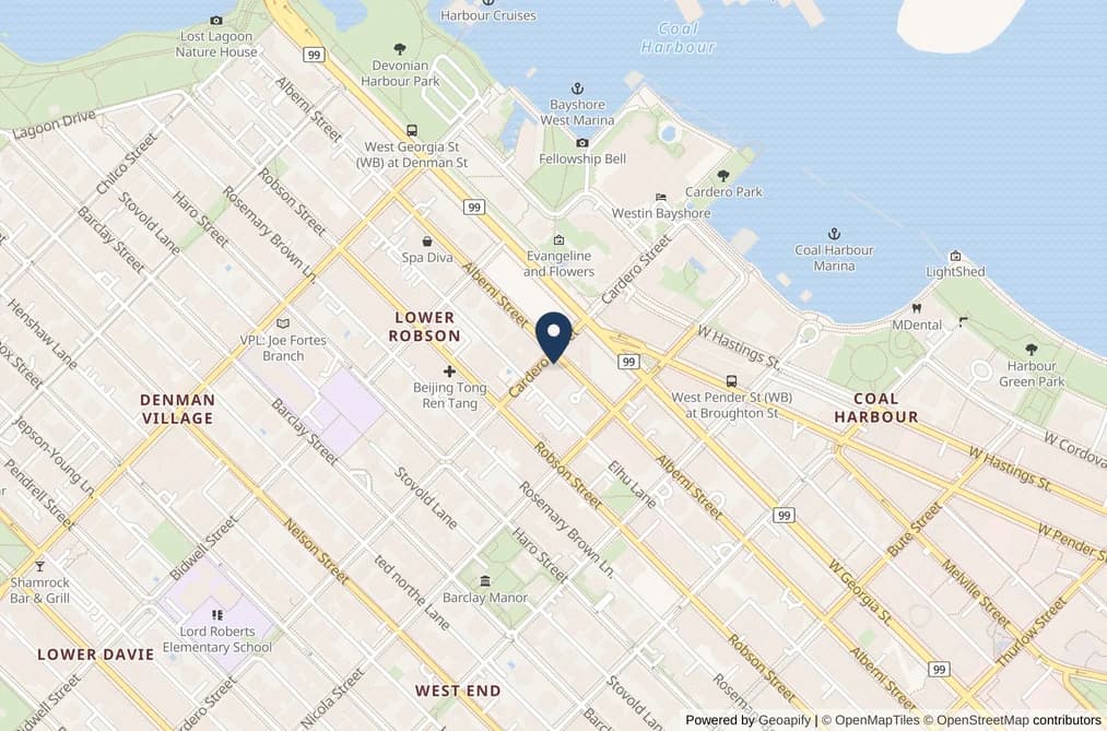 3204 1568 ALBERNI STREET, Vancouver, BC — Residential for Sale - Main Photo