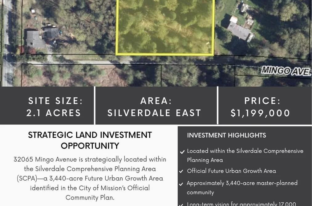 32065 MINGO AVENUE, Mission, BC — Land for Sale - Photo 2