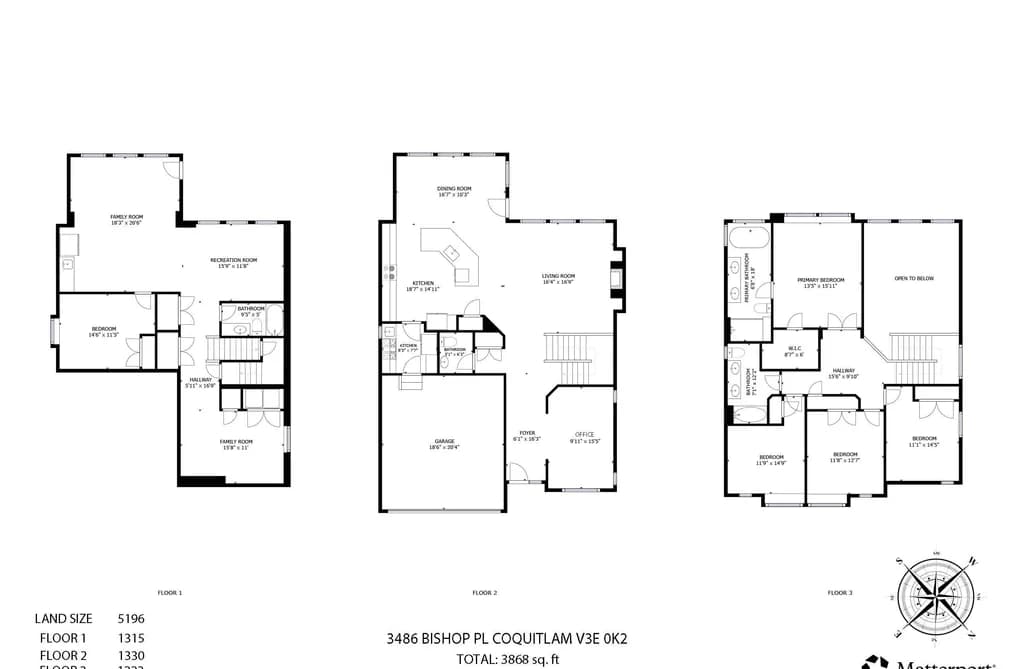 3486 BISHOP PLACE, Coquitlam, BC — Residential for Sale - Photo 2
