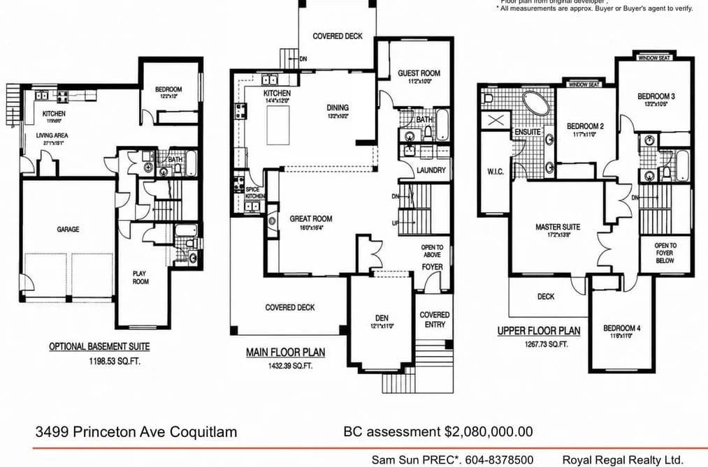 3499 PRINCETON AVENUE, Coquitlam, BC — Residential for Sale - Main Photo