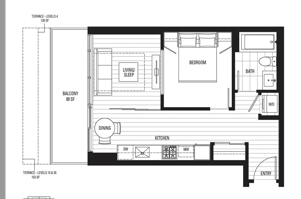 3706 13350 CENTRAL AVENUE, Surrey, BC — Residential for Sale - Photo 2