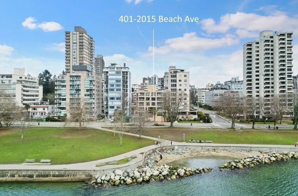 401 2015 BEACH AVENUE, Vancouver, BC — Residential for Sale - Main Photo